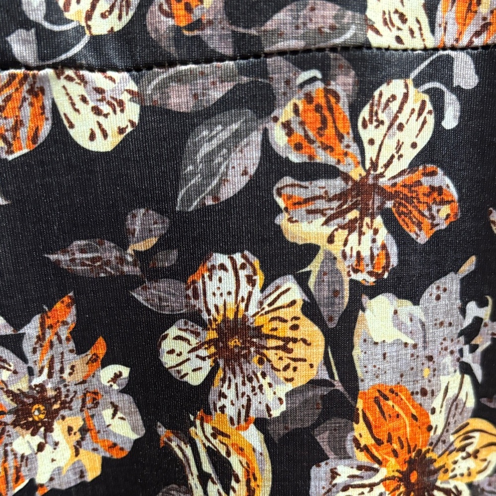 Floral Long Sleeve Maxi Dress‎ large boho - Picture 2 of 5